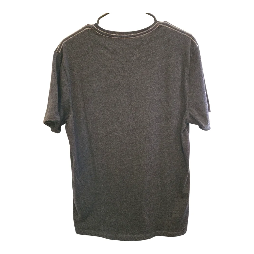 Banana Republic Dark Gray Guitar Design Tee SZ M
